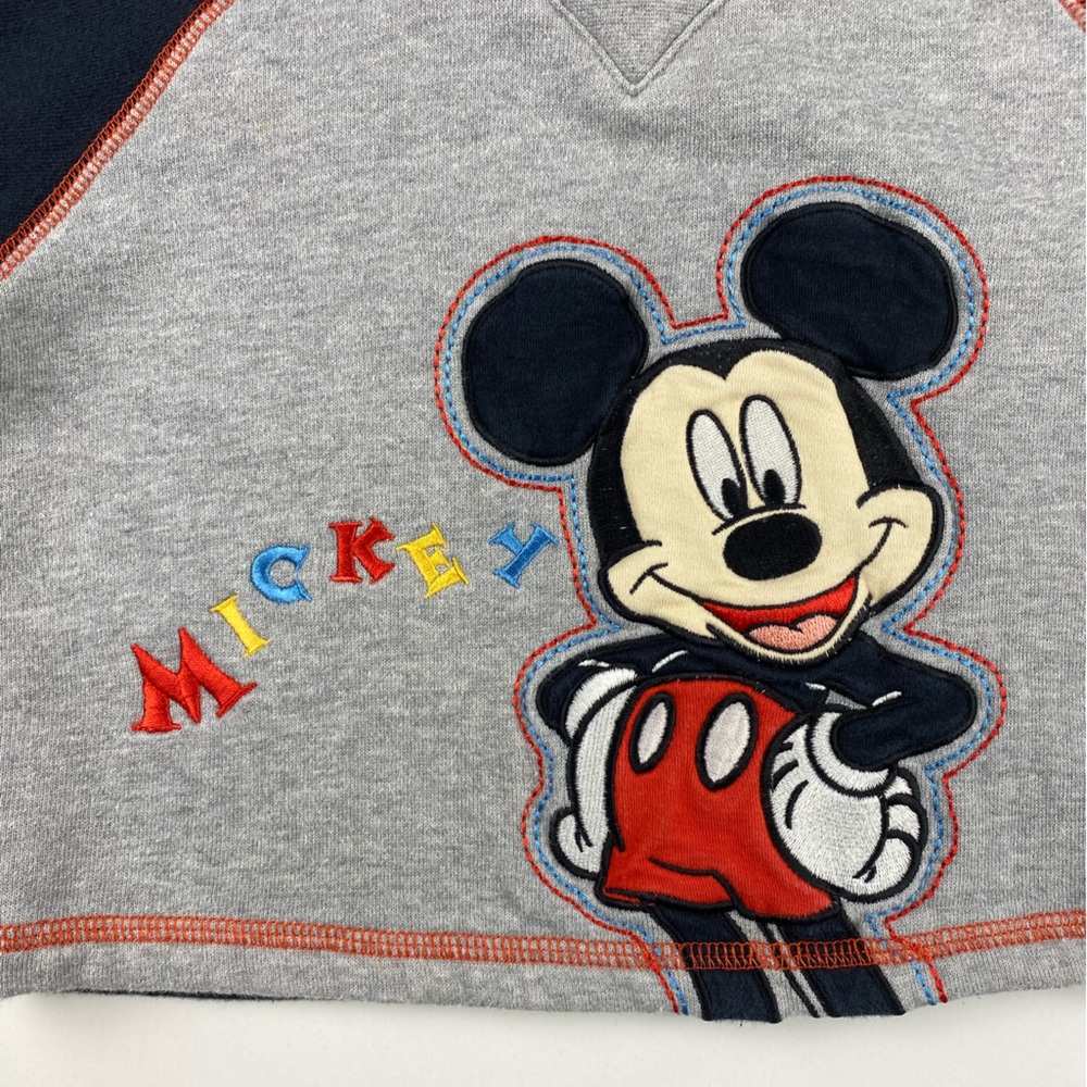 Disney Mickey Mouse 3D Ears Sweatshirt Hoodie Size 24 M - Picture 5 of 9